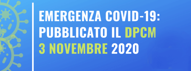 Dpcm 3 novembre 2020